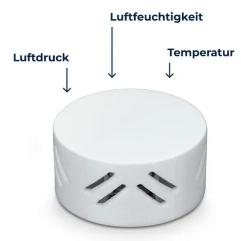 Klimasensor der Luftdruck, Luftfeuchte und Temperatur misst