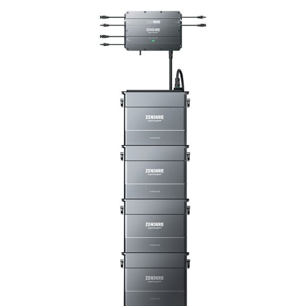 Zendure SolarFlow Set 7,68kWh Smart PV Hub 2000 mit 4x AB2000S Erweiterungsbatterie